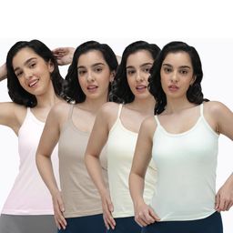 AMUL COMFY Non Padded Cotton Camisoles-picture-0