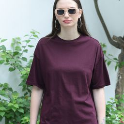 TITTLI Women Pure Cotton Pockets Boxy T-shirt-image-87