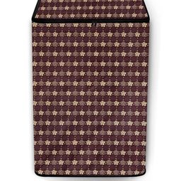 The Furnishing Tree Washing Machine Cover Floral Pattern Brown Compatible for Whirlpool 7.5 Kg Full-image-98