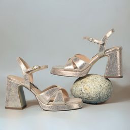 Nine West Leather Ethnic Block Sandals-10
