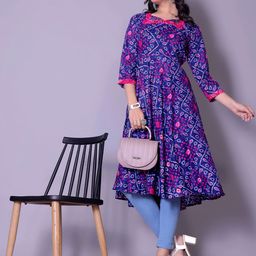 FULPARI Bandhani Printed Sequinned Anarkali Kurta-picture-10