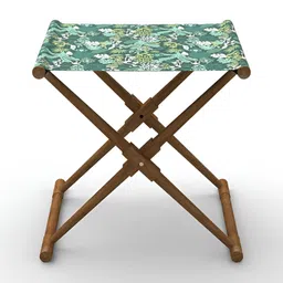 Chumbak Green Printed Bistro FoldableStool image 5