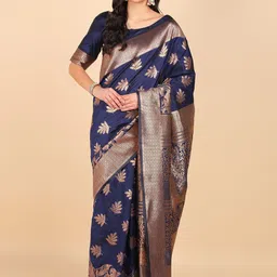 Moda Rapido Woven Design Zari Banarasi Saree-15