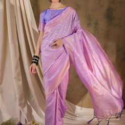 Maroosh Woven Design Zari Banarasi Saree-image-95
