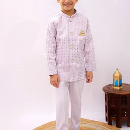 BAESD Boys Embellished Jodhpuri Two-Piece Suit-13