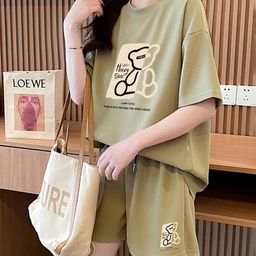 JC Mode Printed Round Neck T-Shirt & Shorts Co-Ords-image-57