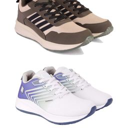 DRACKFOOT Men Non-Marking Running Sports Shoes-image-59