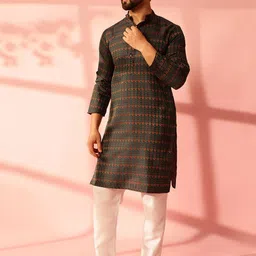 Anouk Men Regular Kurta with Pyjamas image 3