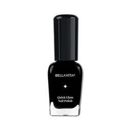 Bella Vita Organic Quick Glam Long Lasting Nail Polish- 10 ml- Clear Night-image-2