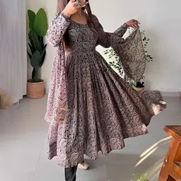 Lakshya Fashion Mart Women Paisley Printed Empire Kurta with Trousers & With Dupatta-30