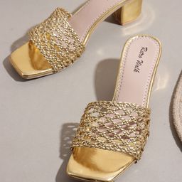 Retro Walk Embellished Wedge Mules-22