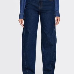 GAP Women High-Rise Relaxed Fit Barrel Jeans-picture-0