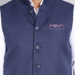 Anouk Woven Nehru Jacket image 2