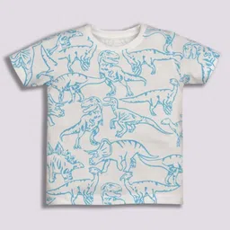 YK Boys Conversational Printed Round Neck Cotton T-shirt-picture-10