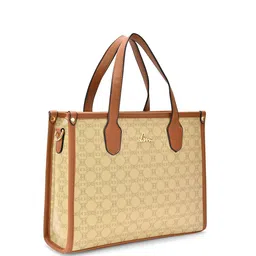 Lavie Printed Structured Satchel with Quilted image 3