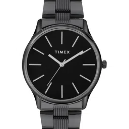 Timex Men Brass Embellished Dial & Stainless Steel Bracelet Style Straps Analogue Watch TWTG73SMU05-image-72