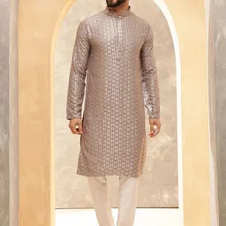 SOJANYA Men Embroidered Thread Work Kurta-picture-53