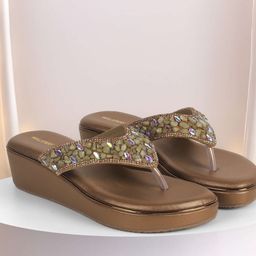 WALKWAY by Metro Embellished Wedge Sandals-56