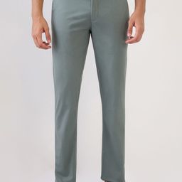 ColorPlus Men Checked Trousers-picture-5