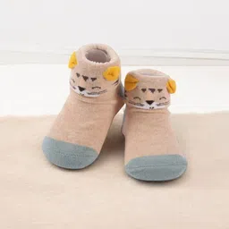 Yellow Bee Infant Boys Patterned Ankle Length Socks-81