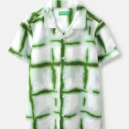 United Colors of Benetton Boys Opaque Checked Casual Shirt-image-91
