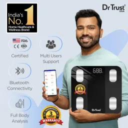 Dr Trust USA Legend BMI Weighing Scale with App Sync 526 Bluetooth Digital Weight Scale & Body Fat Analyzer image 2