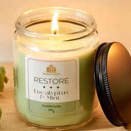 Home Centre Adora Green Printed Jar Candle-picture-16