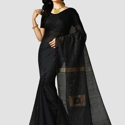 Crochetin Woven Design Silk Cotton Saree-picture-38