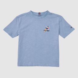 Tommy Hilfiger Boys Brand Logo Printed Round Neck Cotton Relaxed Fit T-shirt-picture-13