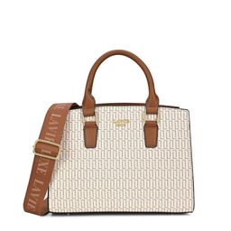 LAVIE LUXE Women Brand Logo Printed Structured Handheld Bag-image-83
