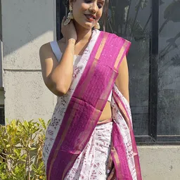 Mitera Warli Sequinned Silk Blend Ready to Wear Saree-picture-28