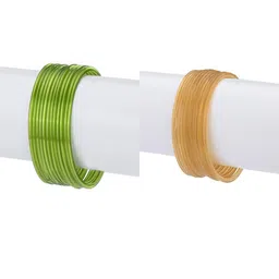 1ST TIME Set Of 24 Green Alloy Bangles-picture-37