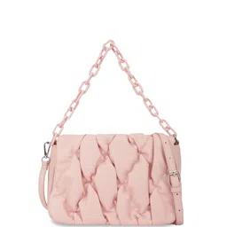 Fastrack Textured PU Structured Shoulder Bag with Quilted-picture-5