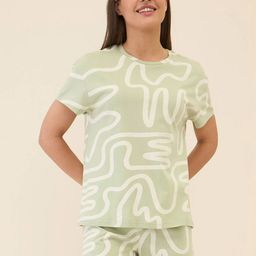 Sweet Dreams Women Abstract Printed Pure Cotton Night suit-picture-37
