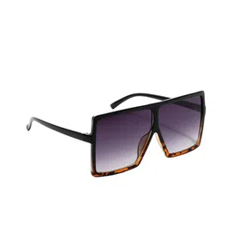 ZAADRAN Unisex Oversized Sunglasses with Polarised and UV Protected Lens Z-JETLAG-BLACK-10