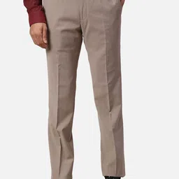 Park Avenue Men Solid Super Slim Fit Trousers-image-36