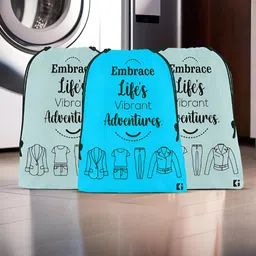 Aura Blue & Grey 3 Pieces Reusable Multi-Utility Organisers-5