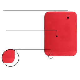 Kuber Industries 4-Pcs Maroon & Red Non Slip Dish Drying Mats image 5