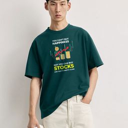 TOGS & TERRE Men Typography Printed Round Neck Cotton Oversized T-shirt-picture-26