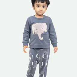 ariel Kids Pack Of 2 Pure Cotton Sweatshirt With Joggers-30