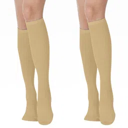 MUKHAKSH Unisex Beige Socks-image-68