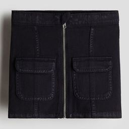 H&M Cotton Twill Skirt-image-6