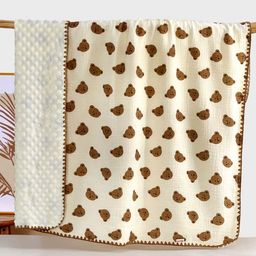 Little Surprise Box LLP Brown Set of 2 Blanket-image-130