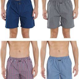 jockey Pack of 4 Checkered Men Boxer-picture-0