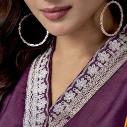 Anouk Rustic Women Embroidered Regular Kurta with Trousers & With Dupatta image 4