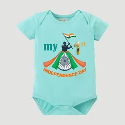 BLUSHES Infants Printed Pure Cotton Round Neck Bodysuit-image-42