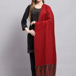 Monte Carlo Ethnic Motifs Woven Design Shawl-picture-33