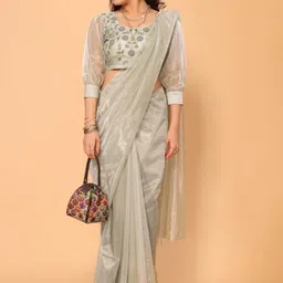 PATLANI STYLE Net Designer Saree image 5