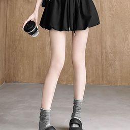 LULU & SKY High-Rise Flared Mini Skirt-image-59
