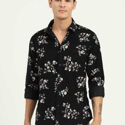 Greenfibre Men Slim Fit Floral Printed Casual Shirt-picture-28